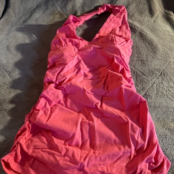 NWOT VICTORIA’S SECRET RIB LACE PINK TOP (LARGE) - Picture 5 of 7